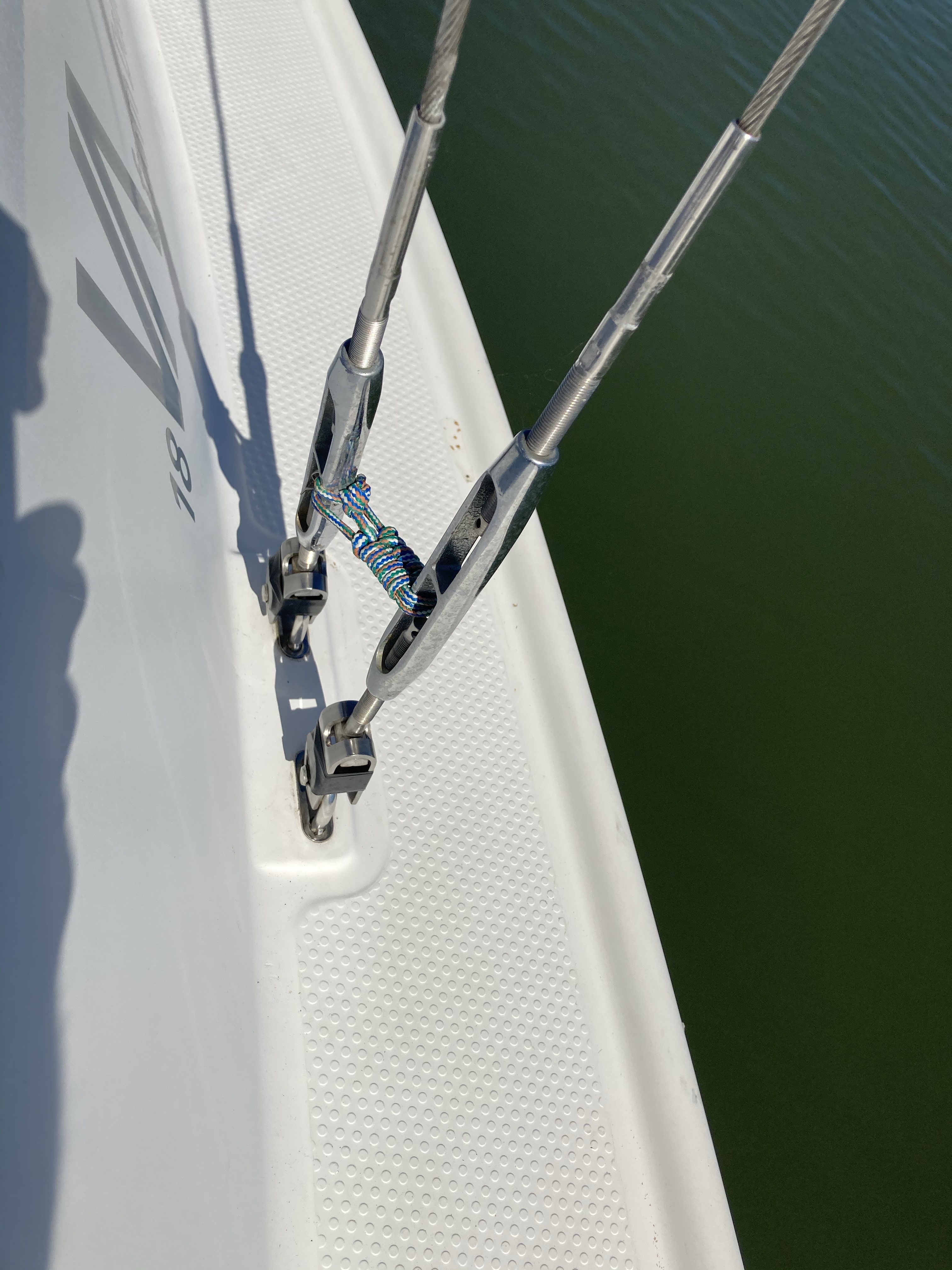 VA18 Dehler Wantenspanner - Sicherung